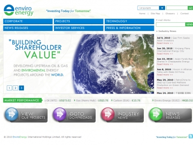 EnviroEnergy International Holdings Limited Corporate Website